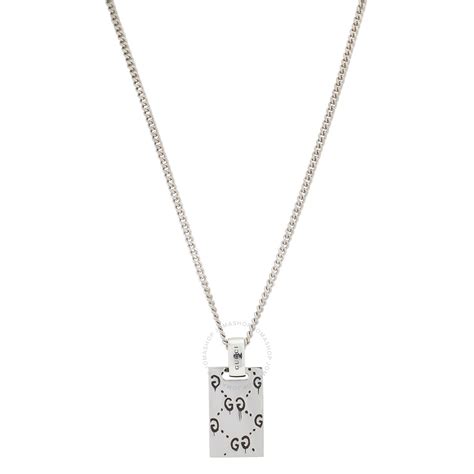 men gucci ghost necklace|gucci ghost necklace on neck.